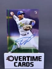 2022 Bowman Heritage Chrome Rookie Autographs Wander Franco #CRA-WF