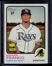 2022 Topps Heritage Wander Franco #347 card