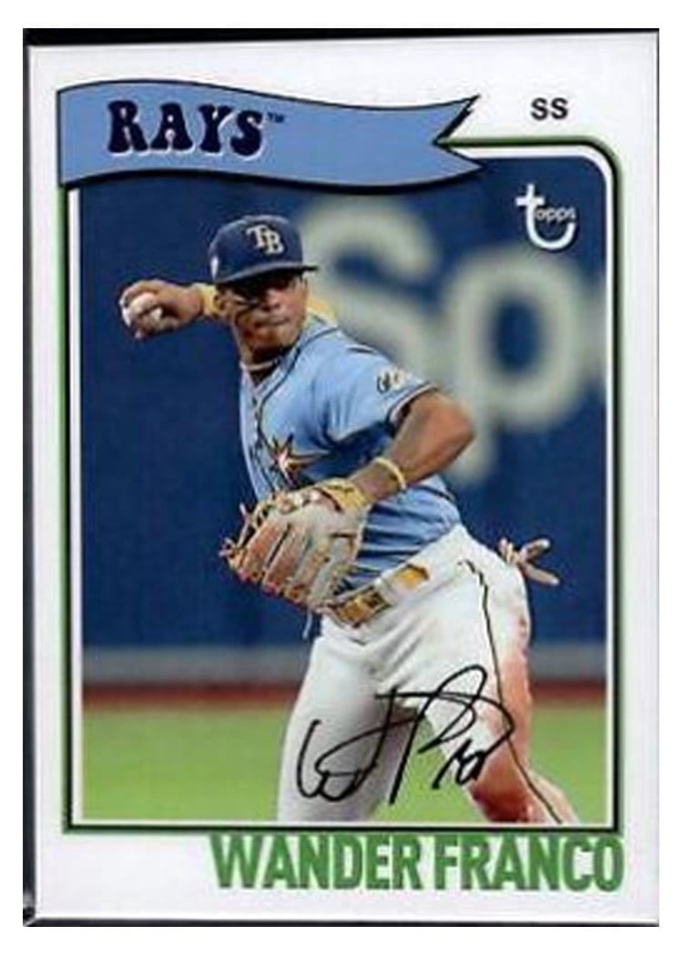 2023 Topps Brooklyn Collection Base Set Wander Franco #5 card