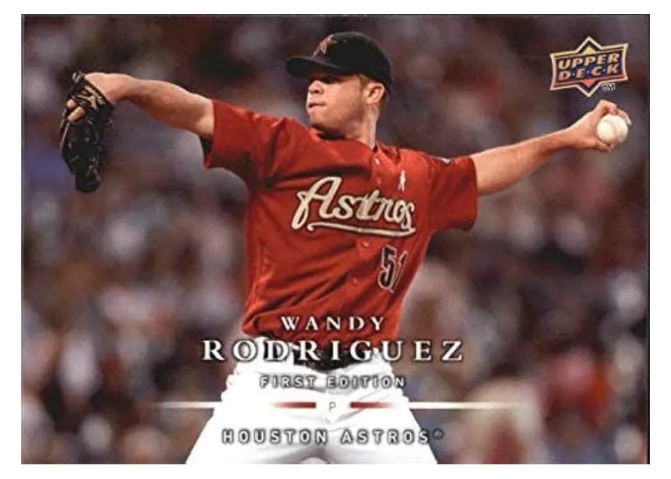 2008 Upper Deck First Edition Wandy Rodiguez #11 card