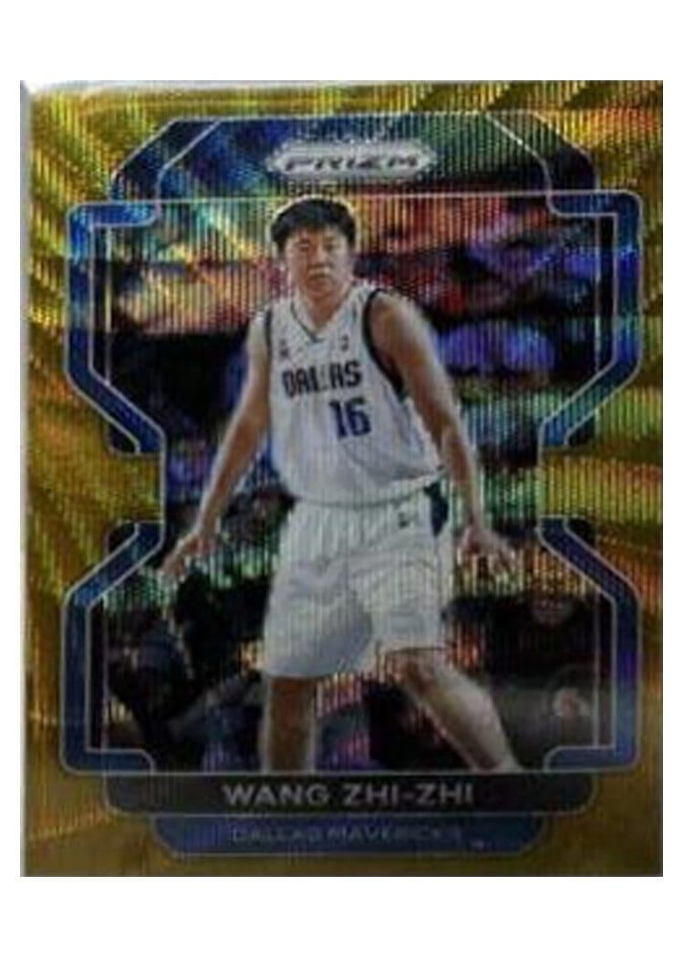 2021-22 Panini Prizm Base Set Wang Zhi-zhi Gold Wave #273