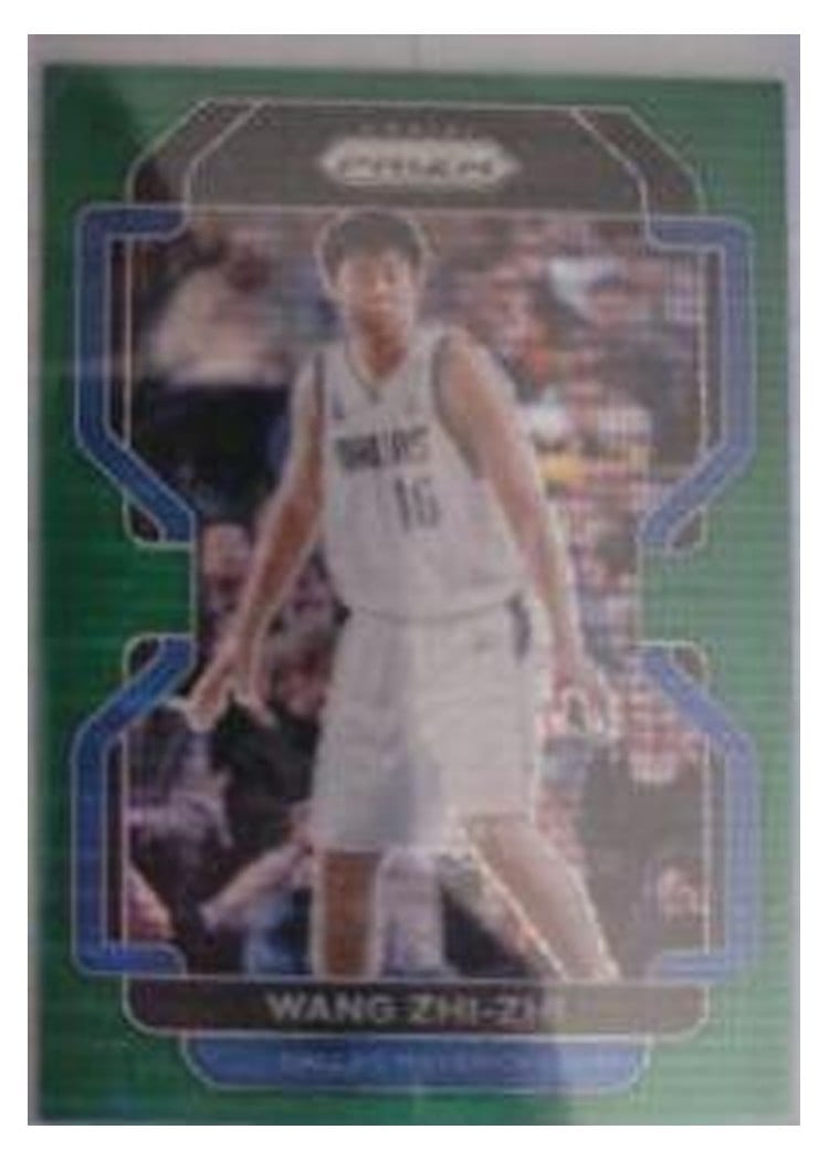 2021-22 Panini Prizm Base Set Wang Zhi-zhi Green Pulsar Prizm #273