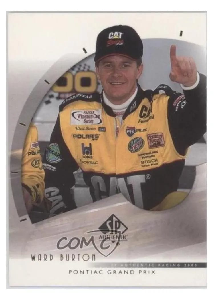 2000 SP Authentic Ward Burton #3 card