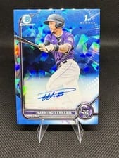 2022 Bowman Sapphire Edition Autographs Warming Bernabel #BSPA-WB card