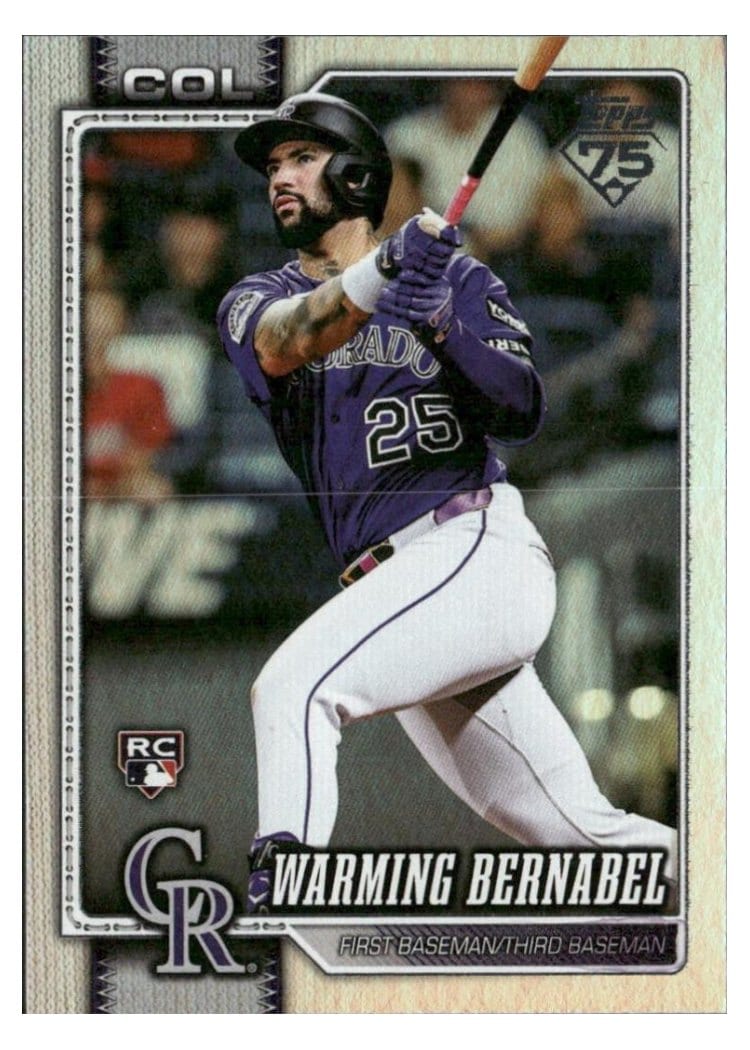 2026 Topps Base Set Warming Bernabel #55 card