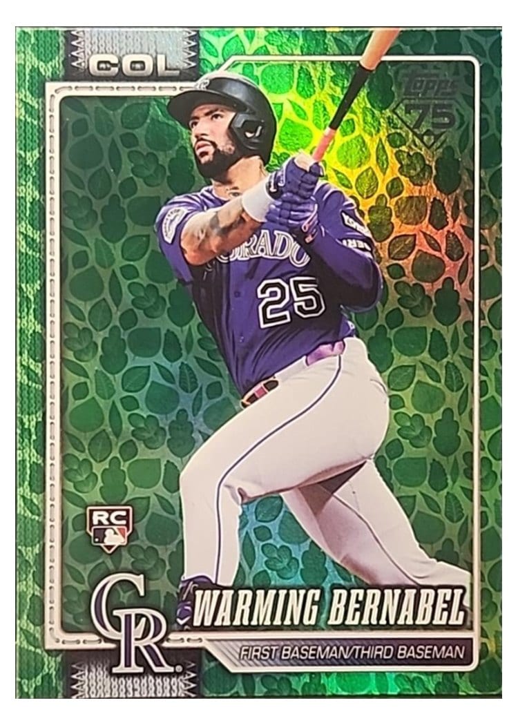 2026 Topps Base Set Warming Bernabel #55 card