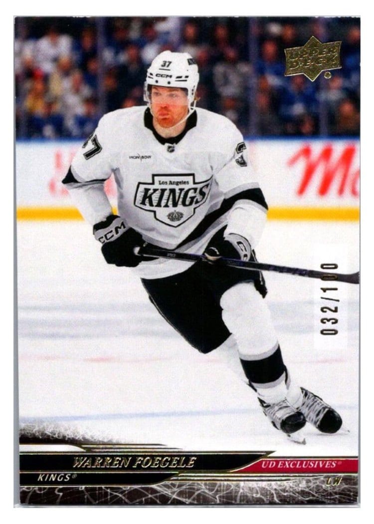 2024-25 Upper Deck Base Set Warren Foegele Exclusive #564 card