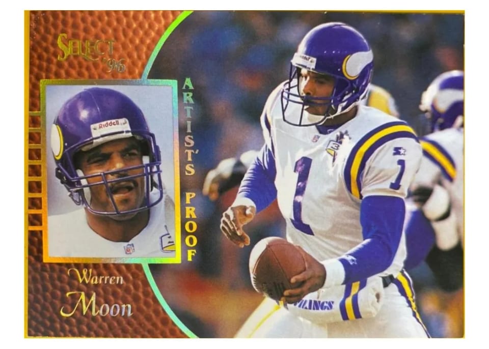 1996 Select Warren Moon #41 card