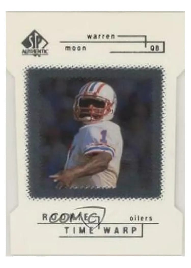1998 SP Authentic Warren Moon #38 card