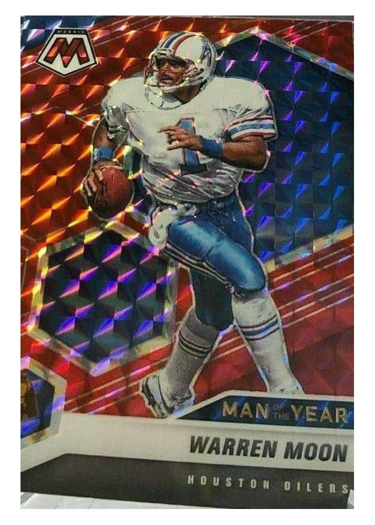 2021 Panini Mosaic Base Set Warren Moon Red Mosaic #280 card