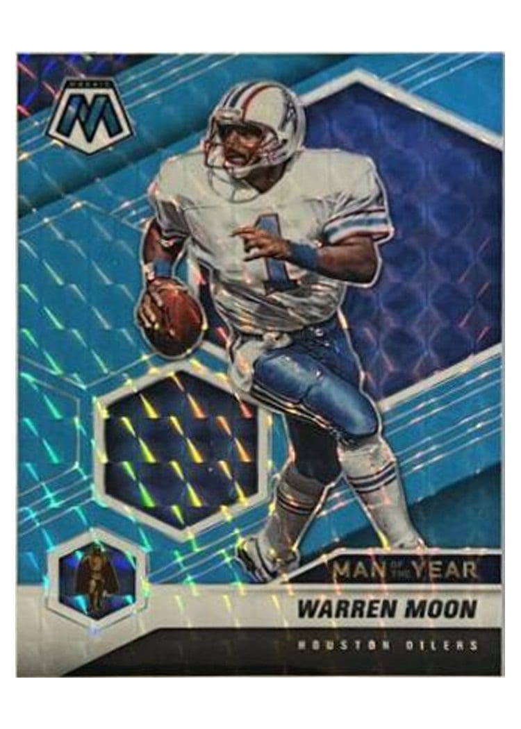 2021 Panini Mosaic Base Set Warren Moon Blue Fluorescent #280 card