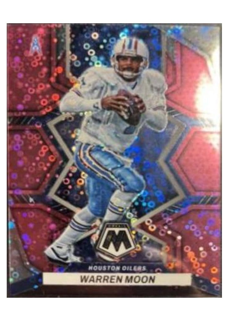 2022 Panini Mosaic Base Set Warren Moon No Huddle Pink #81 card