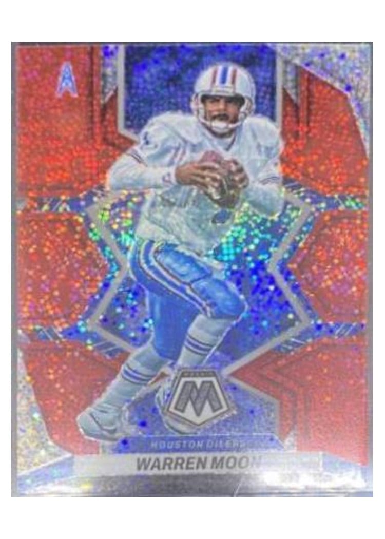 2022 Panini Mosaic Base Set Warren Moon Red Sparkle #81 card