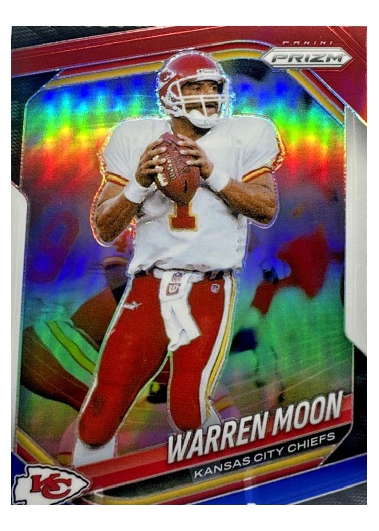 2025 Panini Prizm Base Set Warren Moon Red White Blue #52 card