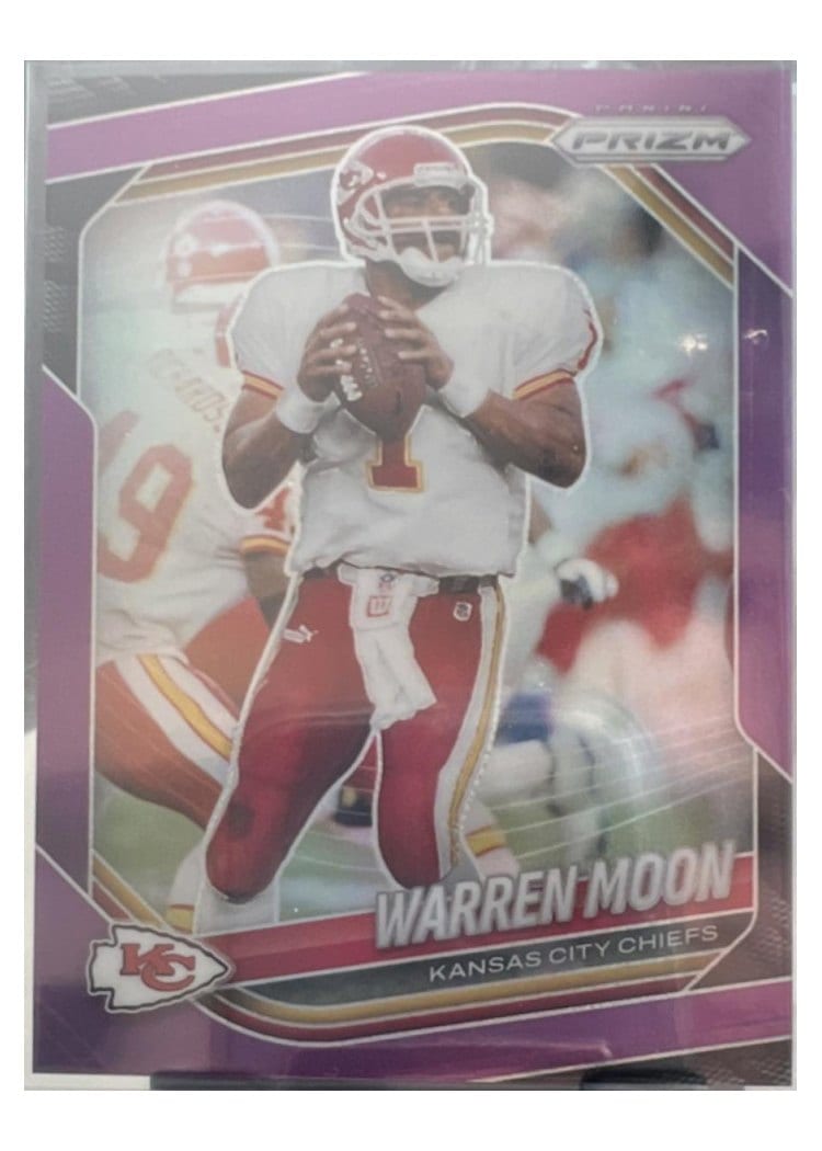 2025 Panini Prizm Base Set Warren Moon Purple #52 card
