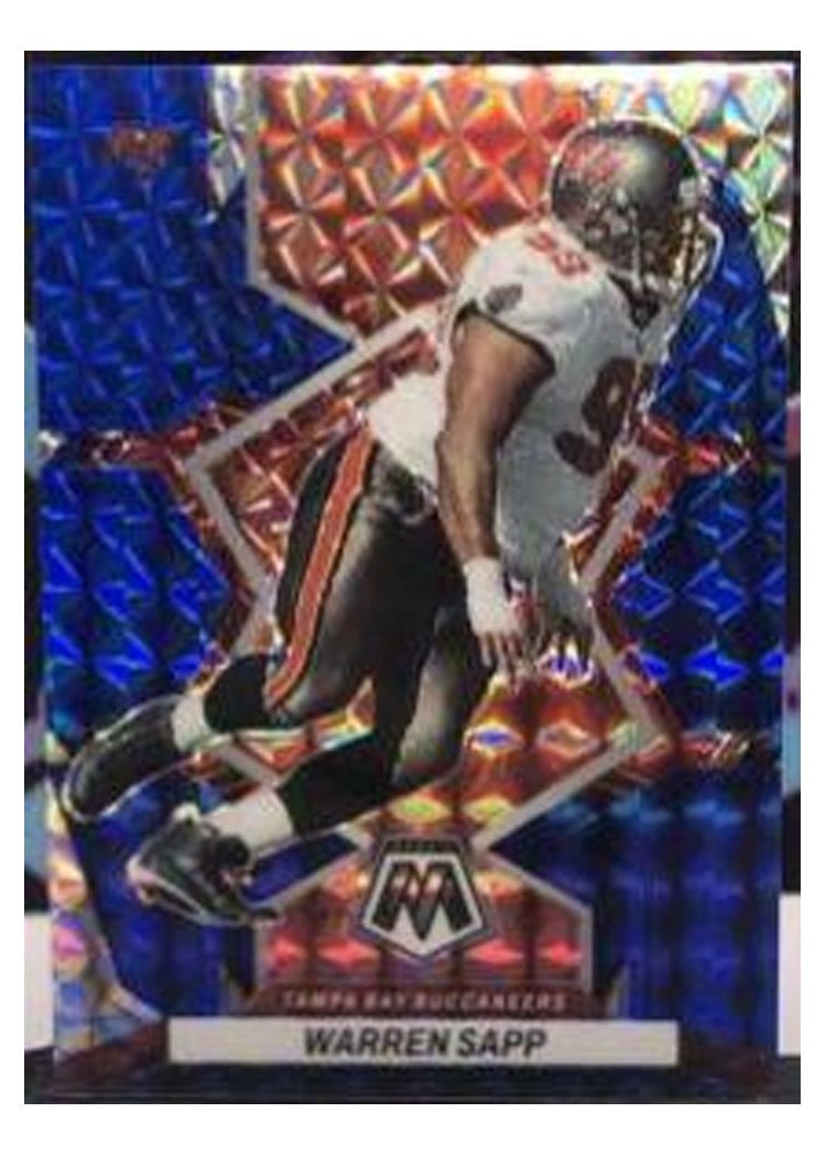 2022 Panini Mosaic Base Set Warren Sapp Blue #239 card