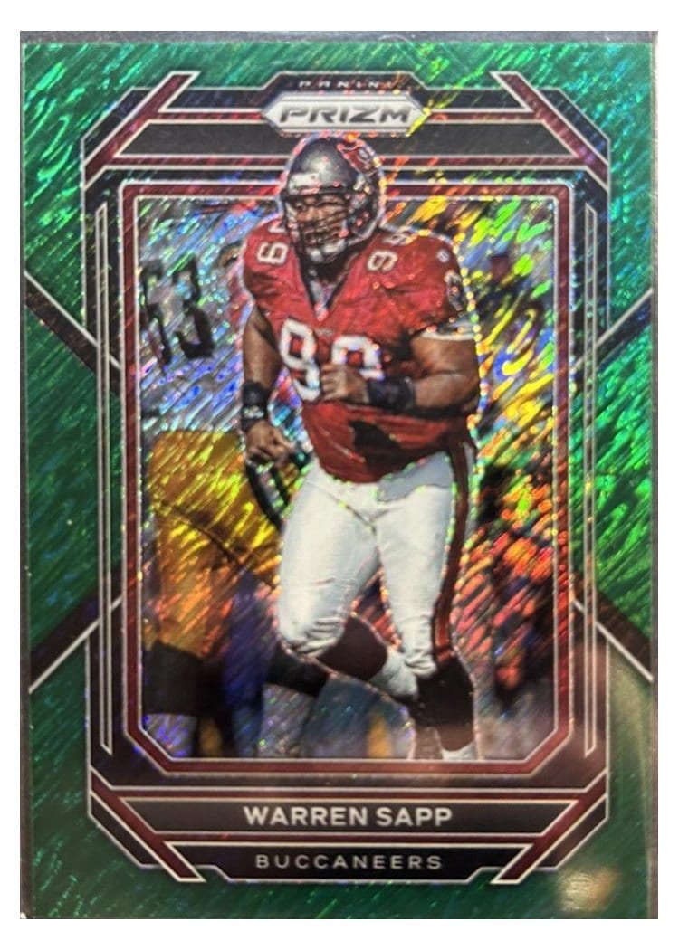 2022 Panini Prizm Base Set Warren Sapp #282 card