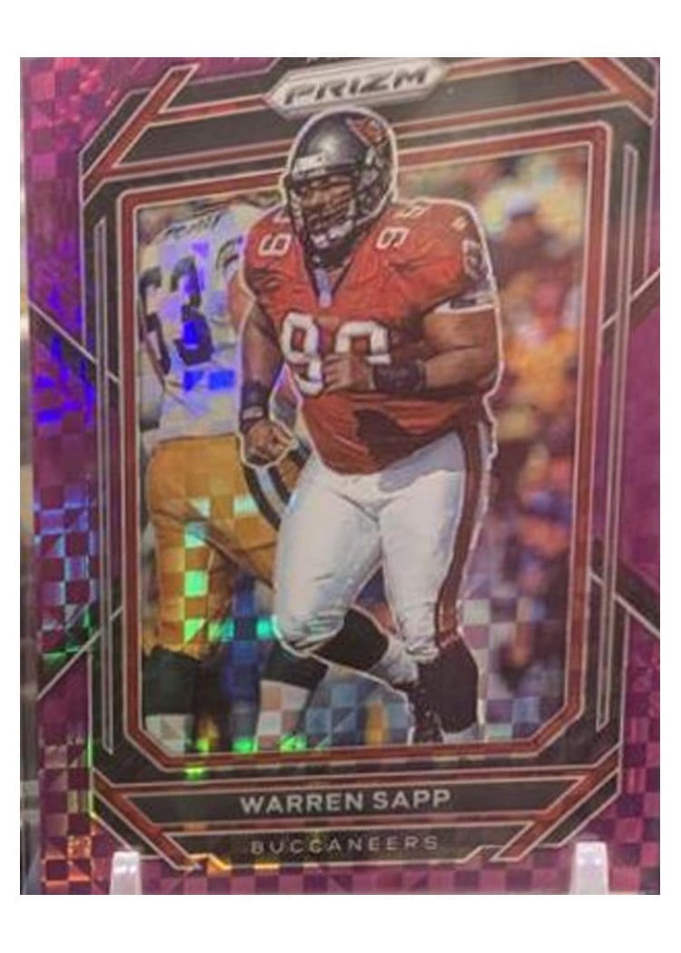 2022 Panini Prizm Base Set Warren Sapp #282 card