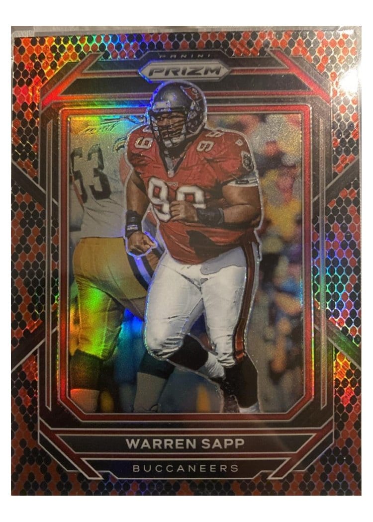 2022 Panini Prizm Base Set Warren Sapp #282 card