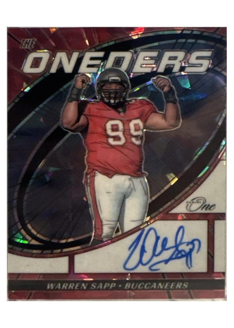 2023 Panini One The Oneders Autographs Warren Sapp #373 card