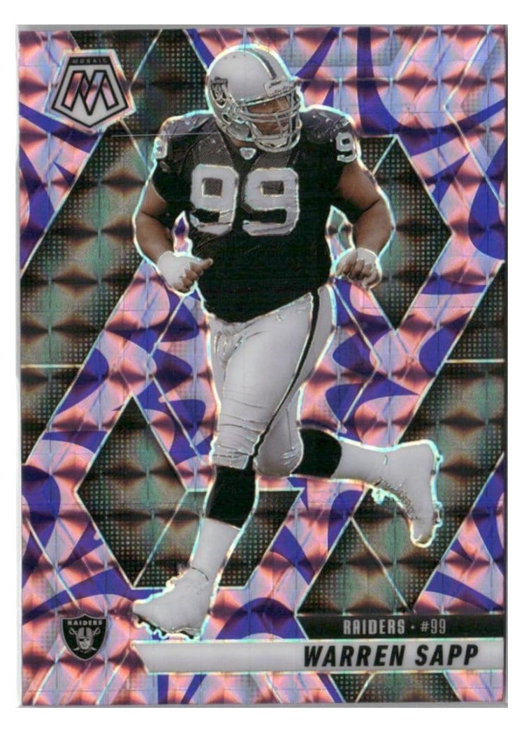 2025 Panini Mosaic Base Set Warren Sapp #68 card