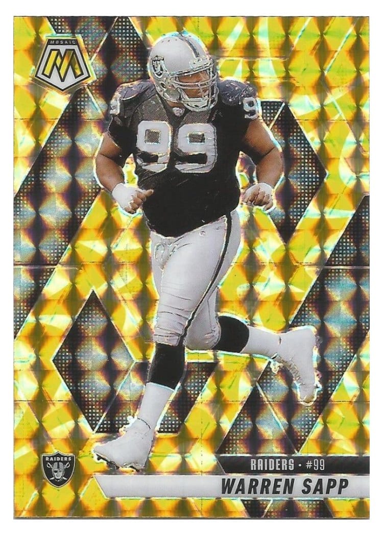 2025 Panini Mosaic Base Set Warren Sapp #68 card