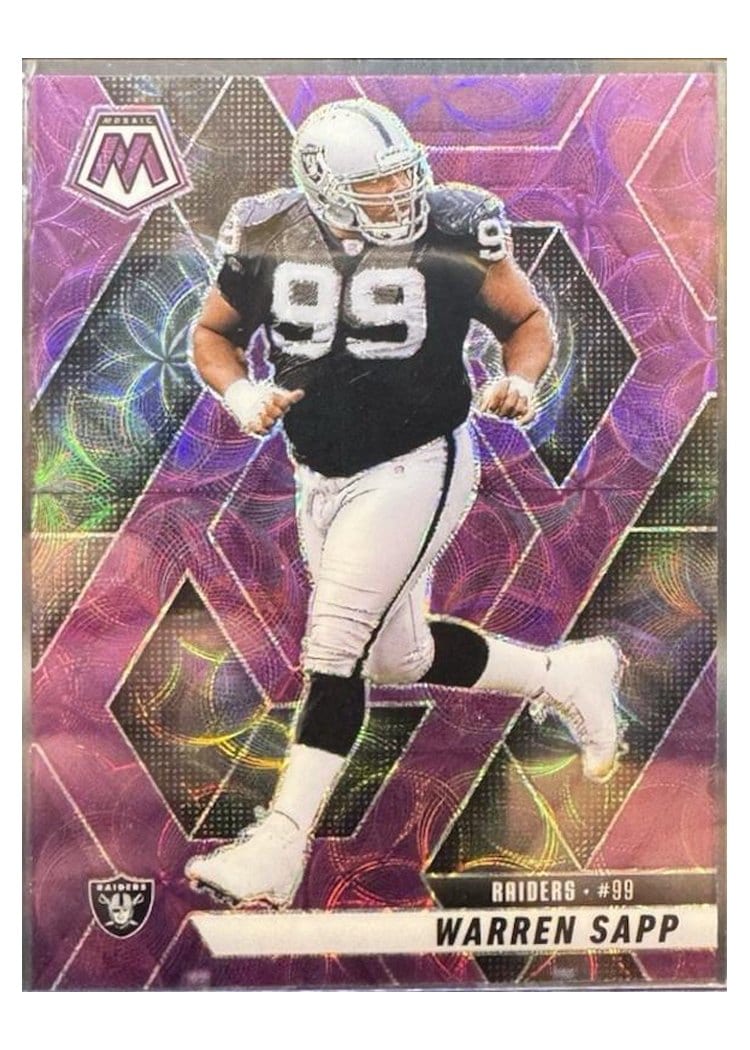 2025 Panini Mosaic Base Set Warren Sapp #68 card