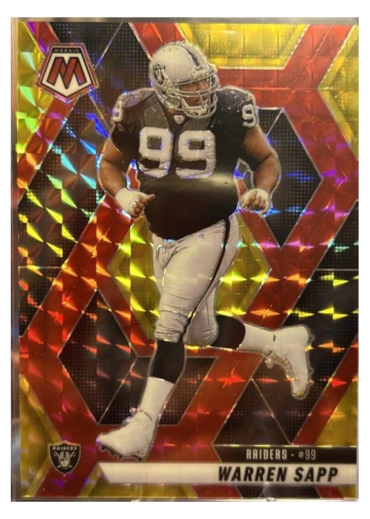 2025 Panini Mosaic Base Set Warren Sapp #68 card