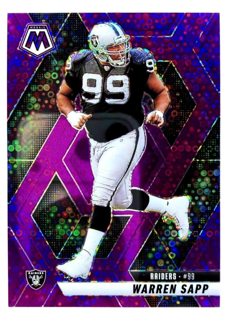 2025 Panini Mosaic Base Set Warren Sapp #68 card