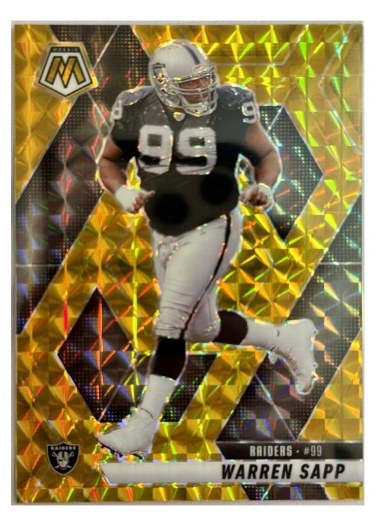 2025 Panini Mosaic Base Set Warren Sapp #68 card