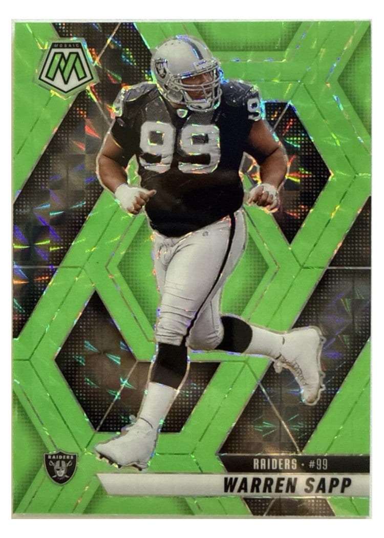 2025 Panini Mosaic Base Set Warren Sapp #68 card