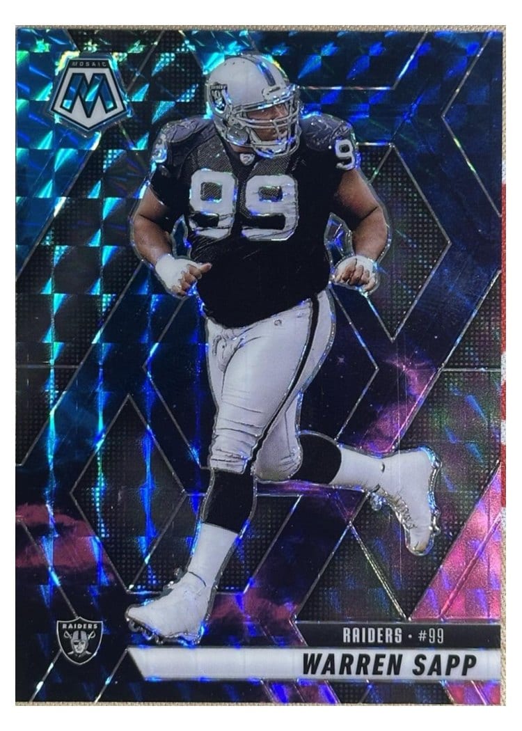 2025 Panini Mosaic Base Set Warren Sapp #68 card