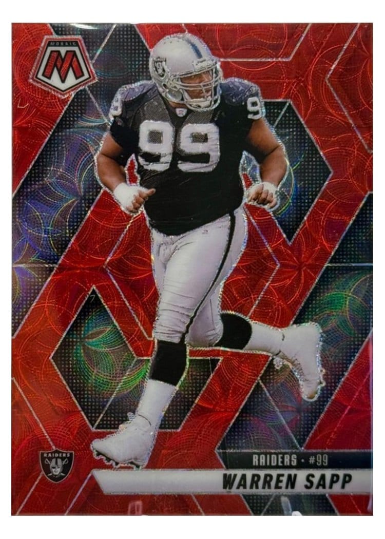 2025 Panini Mosaic Base Set Warren Sapp #68 card