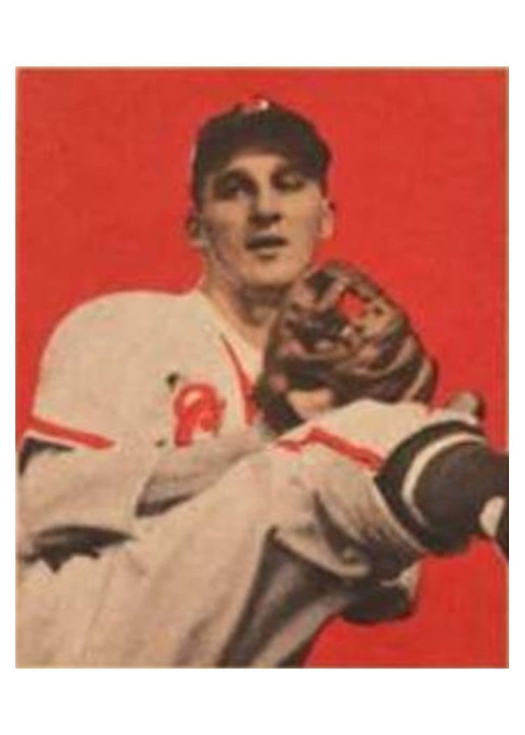 1949 Bowman Warren Spahn #33 card