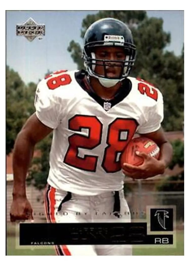 2002 Upper Deck Warrick Dunn #9 card