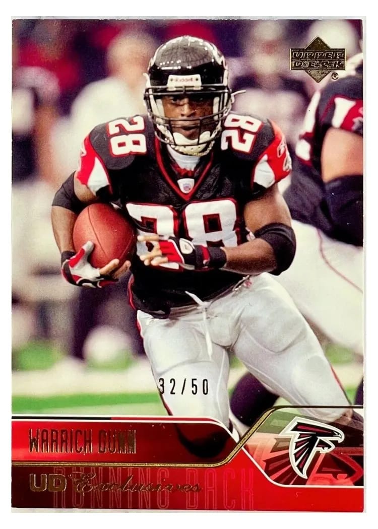 2004 Upper Deck Warrick Dunn #10 card
