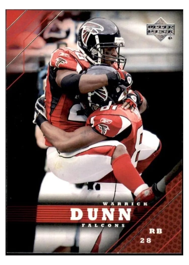 2005 Upper Deck Warrick Dunn #8 card
