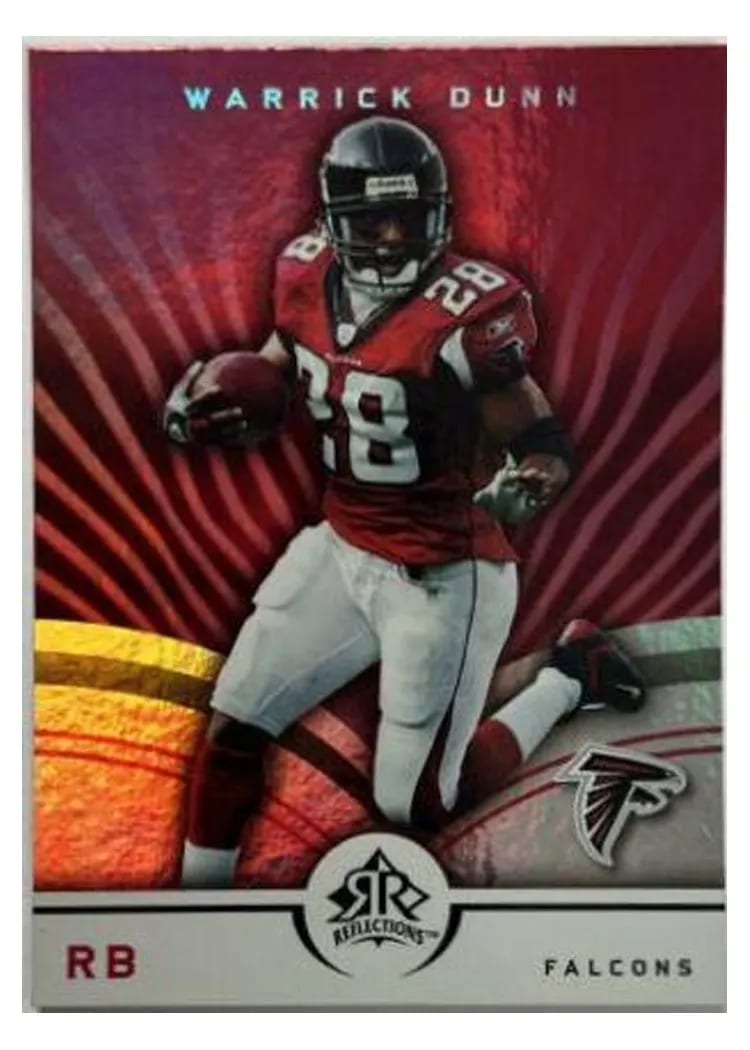 2005 Upper Deck Reflections Warrick Dunn #5 card