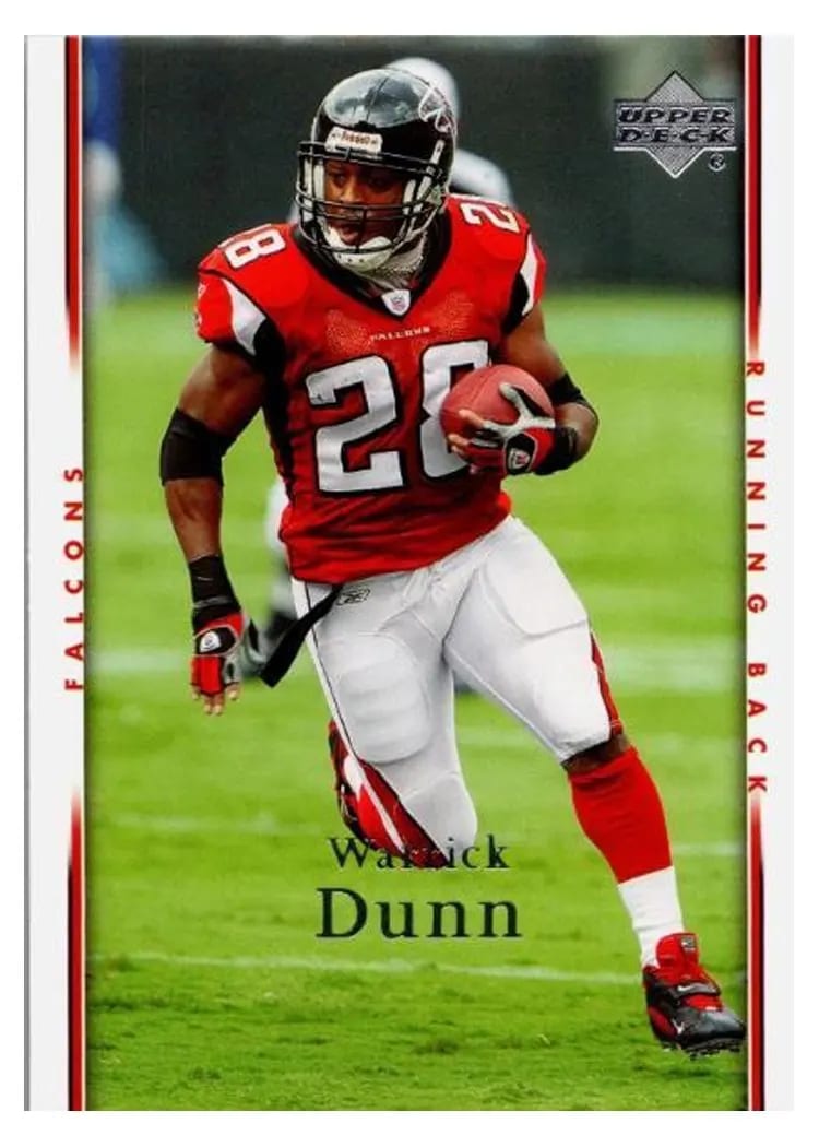 2007 Upper Deck Warrick Dunn #9 card