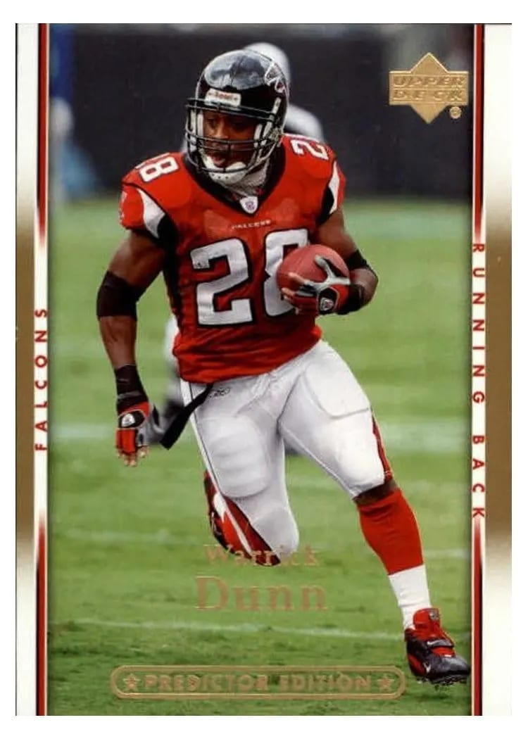 2007 Upper Deck Warrick Dunn #9 card