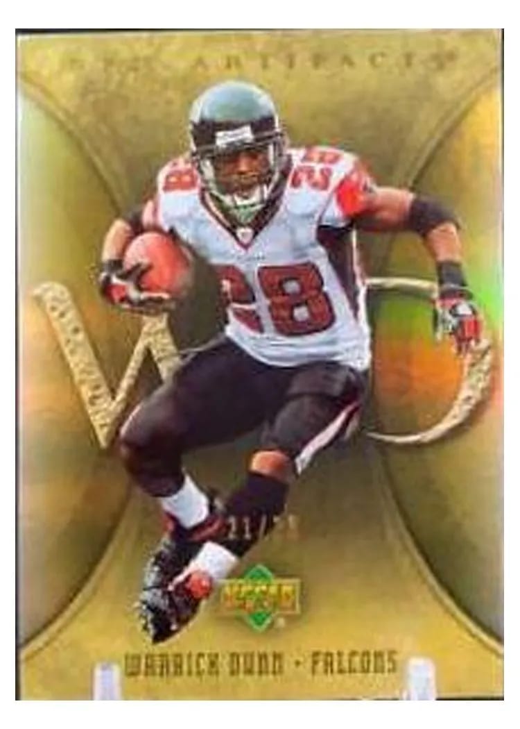 2007 Upper Deck Artifacts Warrick Dunn #6 card