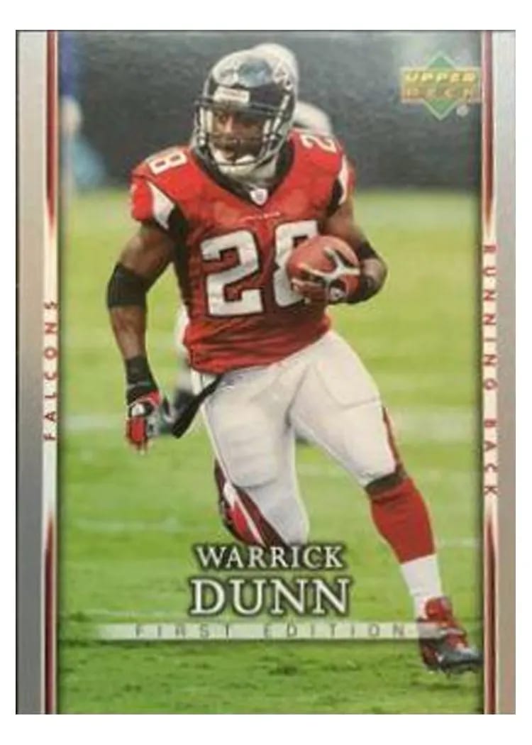2007 Upper Deck First Edition Warrick Dunn #5 card