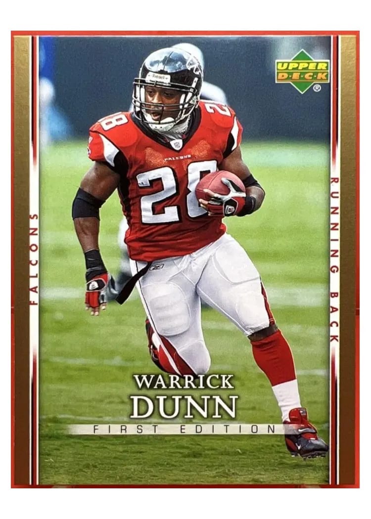 2007 Upper Deck First Edition Warrick Dunn #5 card