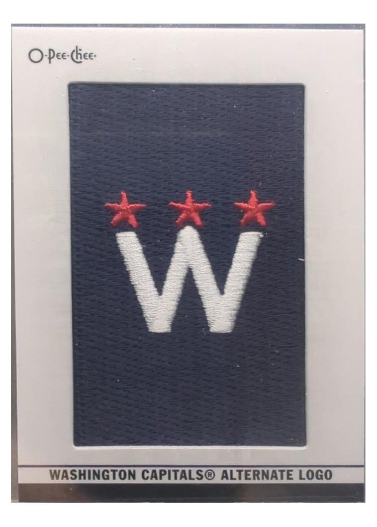 2022-23 O-Pee-Chee Team Logo Patches Washington Capitals #360 card