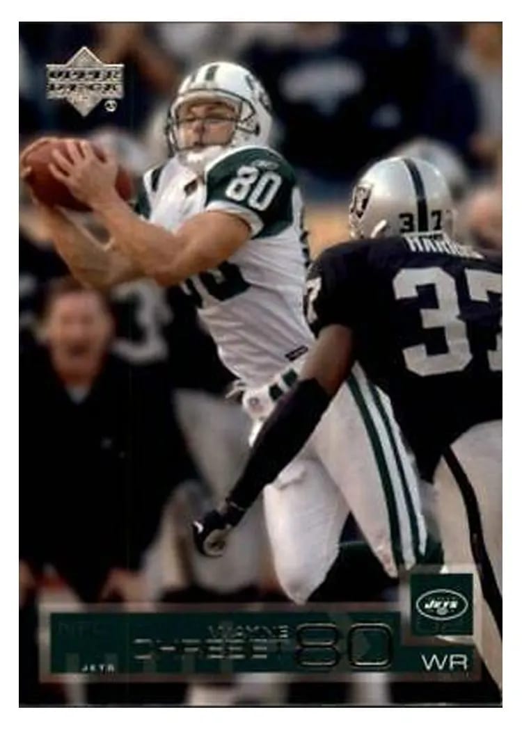 2002 Upper Deck Wayne Chrebet #120 card