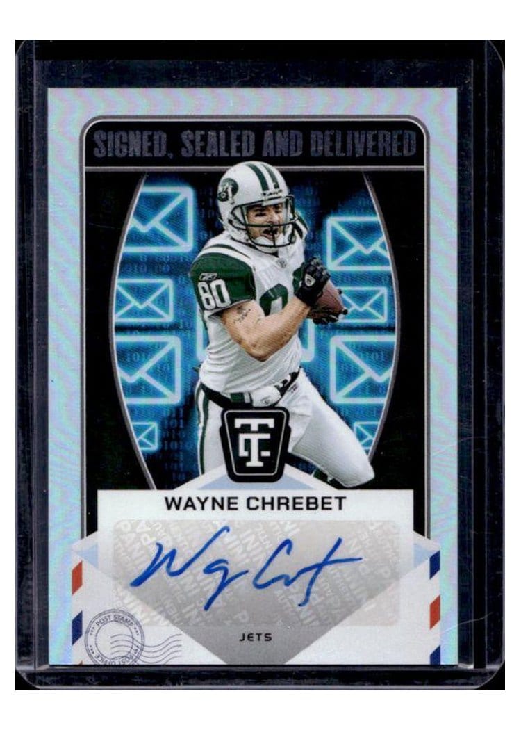 2024 Panini Totally Certified Signed, Sealed and Delivered Wayne Chrebet #SSD-WCT card