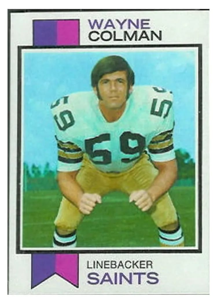 1973 Topps Wayne Colman #23 card