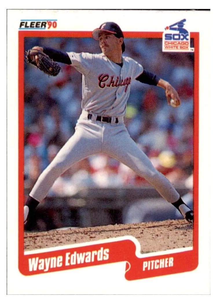 1990 Fleer Update Wayne Edwards #U-83 card
