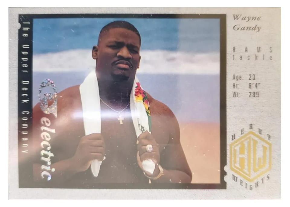 1994 Upper Deck Wayne Gandy #37 card
