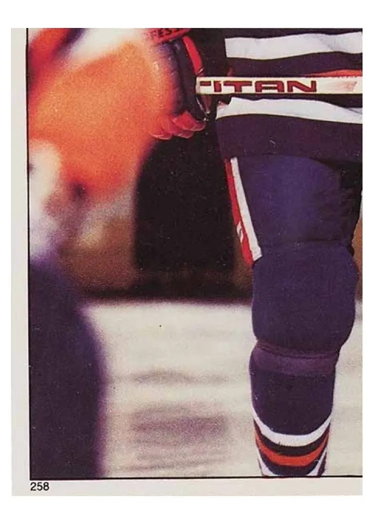 1982 Topps Stickers Wayne Gretzky #258 card